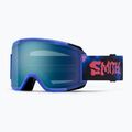 Ski goggles Smith Squad supernova vibes/chrp everyday blue mirror/clear