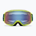 Children's ski goggles Smith Daredevil Jr electric lime left turn/blue sensor mirror 6