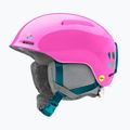 Children's ski helmet Smith Glide Jr Mips vivid pink hearts