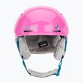 Children's ski helmet Smith Glide Jr Mips vivid pink hearts 2