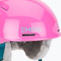 Children's ski helmet Smith Glide Jr Mips vivid pink hearts 5