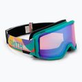 Children's ski goggles Smith Daredevil Jr jade formations/blue sensor mirror