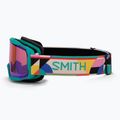Children's ski goggles Smith Daredevil Jr jade formations/blue sensor mirror 4