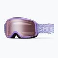 Children's ski goggles Smith Daredevil S2 light lavender dot clouds/ignitor mirror antifog