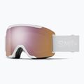 Ski goggles Smith Squad S2 white vapor/chromapop everyday rose gold mirror