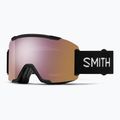 Ski goggles Smith Squad S2 black/chromapop everyday rose gold mirror
