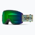 Ski goggles Smith Squad S2 emerald renu upcycled scrap/chromapop green mirror