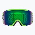 Ski goggles Smith Squad S2 slime static shag/chromapop everyday green mirror 2