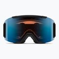 Ski goggles Smith Squad S3-S1 black/chromapop pro photochromic blue mirror 2