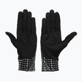 Men's running gloves Nike Pacer Lightweight RG Reflective black/silver 3