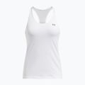 Women's training tank top Under Armour HeatGear Armour Racer white/black 3