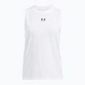 Under Armour Rival Muscle Tank white/black women's training tank top 3