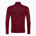 Men's Under Armour Seamless Stride 1/4 Zip running sweatshirt racer red/reflective 2