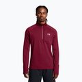 Men's Under Armour Launch Elite CW Half Zip cardinal/reflective running sweatshirt