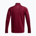 Men's Under Armour Launch Elite CW Half Zip cardinal/reflective running sweatshirt 4