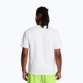 Men's Under Armour Run Anywhere SS T-shirt white/morph green/black 2
