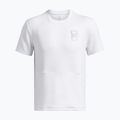 Men's Under Armour Run Anywhere SS T-shirt white/morph green/black 3