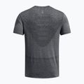 Men's Under Armour Seamless Stride tetra gray/reflective running shirt 4