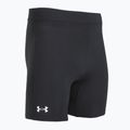 Men's running leggings Under Armour Launch Half Tights black/black/metallic silver 3