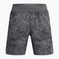 Men's Under Armour Launch Pro 7" Printed castlerock/morph green/reflective running shorts