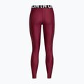 Under Armour HeatGear cardinal/white women's leggings 5