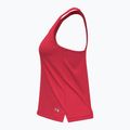 Women's Under Armour Launch Singlet racer red/reflective running tank top 4