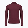 Men's Under Armour Vanish CW 1/4 Zip cardinal/reflective running sweatshirt