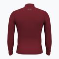 Men's Under Armour Elite Mock CG cardinal/metallic silver longsleeve 2