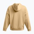 Men's Under Armour Icon HWT Fleece Wash OS Hoodie camel/white 6