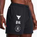 Men's shorts Under Armour Project Rock Terry Badge Of Honor Fleece black 4