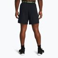 Under Armour men's training shorts UA Vanish Woven 6in black/morph green 3