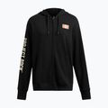 Under Armour Project Rock HWT women's sweatshirt black/silt/team orange Full Zip Hard at Work black/silt/team orange 3