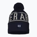 Under Armour men's winter beanie Halftime Pom Beanie midnight navy/summit white
