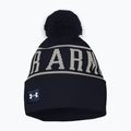 Under Armour men's winter beanie Halftime Pom Beanie midnight navy/summit white 3