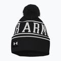 Under Armour men's winter beanie Halftime Pom Beanie black/white/white 3