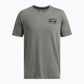 Under Armour Project Rock 60/40S men's training shirt clay green/team orange/black