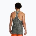 Under Armour Project Rock Racer clay green/silt men's training tank top 2