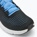 Under Armour Charged Pursuit 3 Big Logo women's running shoes black/horizon blue/white 7