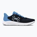 Under Armour Charged Pursuit 3 Big Logo women's running shoes black/horizon blue/white 9