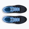Under Armour Charged Pursuit 3 Big Logo women's running shoes black/horizon blue/white 11
