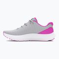 Under Armour Charged Surge 4 halo gray/vivid magenta/vivid magenta women's running shoes 10