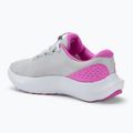 Under Armour Charged Surge 4 halo gray/vivid magenta/vivid magenta women's running shoes 3