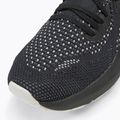 Under Armour Shift black/white/white men's running shoes 7