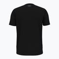 Men's Under Armour Sliced Wordmark 60/40S black/horizon blue training shirt 2