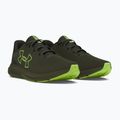 Men's Under Armour Charged Pursuit 3 Big Logo running shoes marine from green/baroque green 8