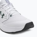 Men's training shoes Under Armour Commit 4 white/mod gray/forest green 7