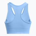 Under Armour Vanish Seamless Mid Branded training bra horizon blue/white 4