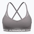 Under Armour Crossback Low tetra gray/white training bra