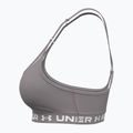 Under Armour Crossback Low tetra gray/white training bra 4