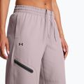 Under Armour women's trousers Unstoppable Woven Wide Leg tetra gray/black 4